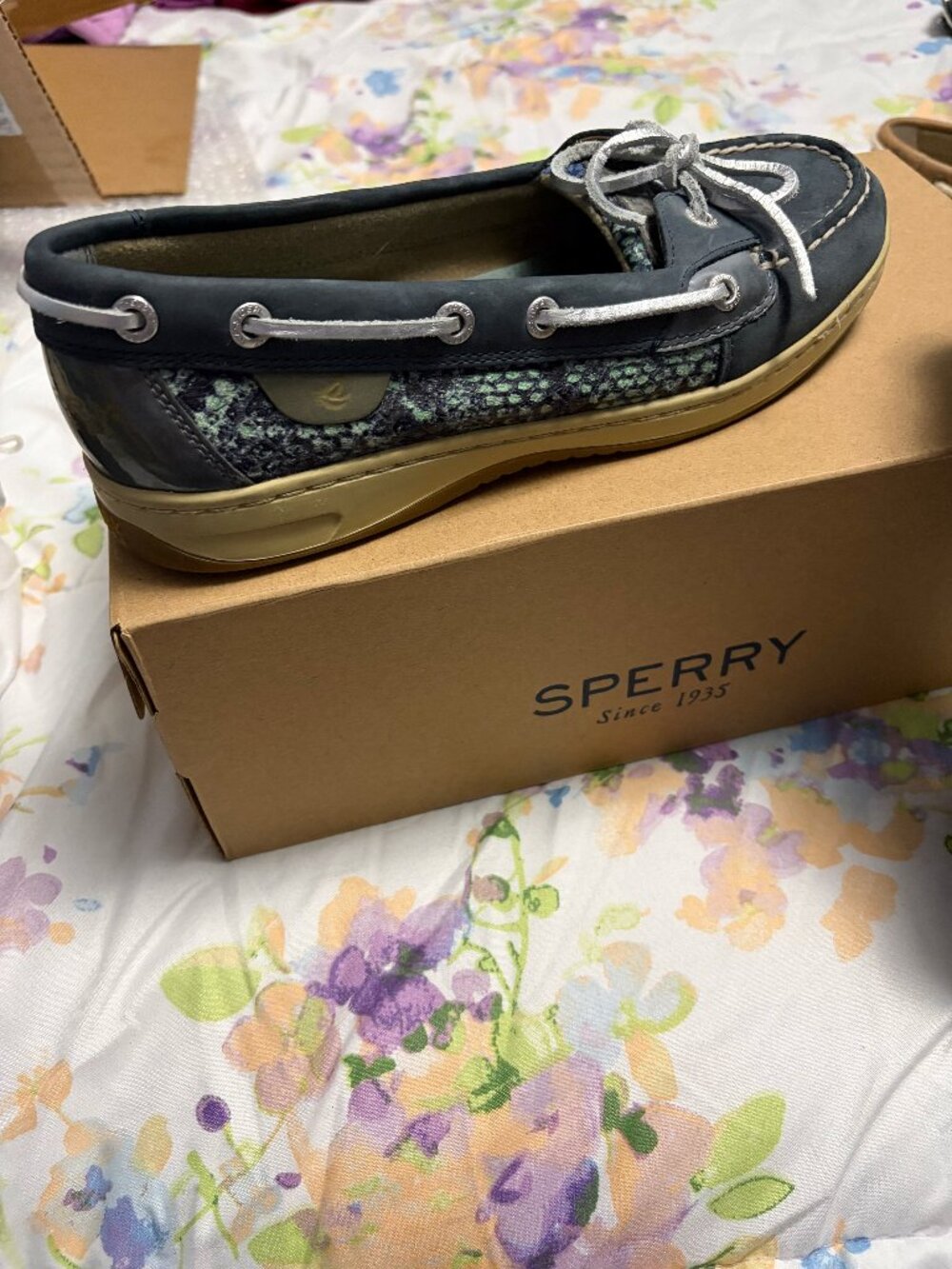 SPERRY Blue Boat Shoes Women's Size 8 Pre-Owned - Excellent Condition